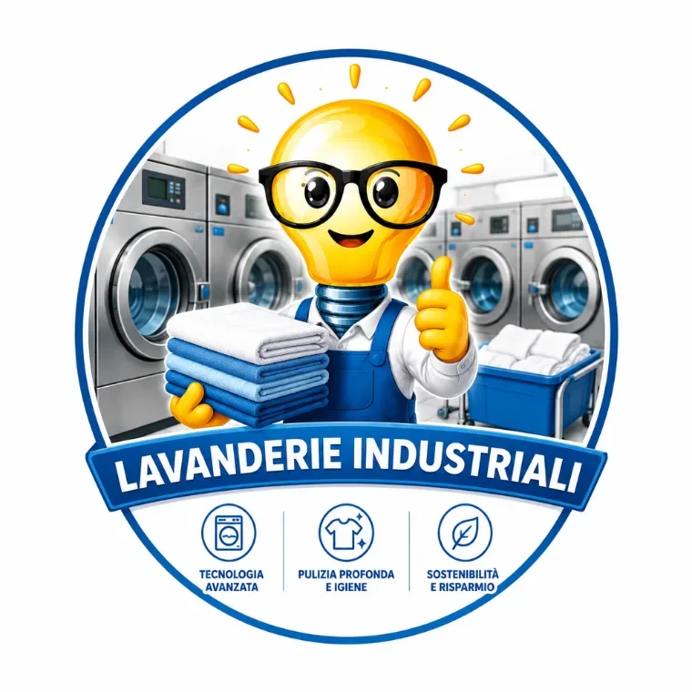 Genius mascot: Industrial laundry